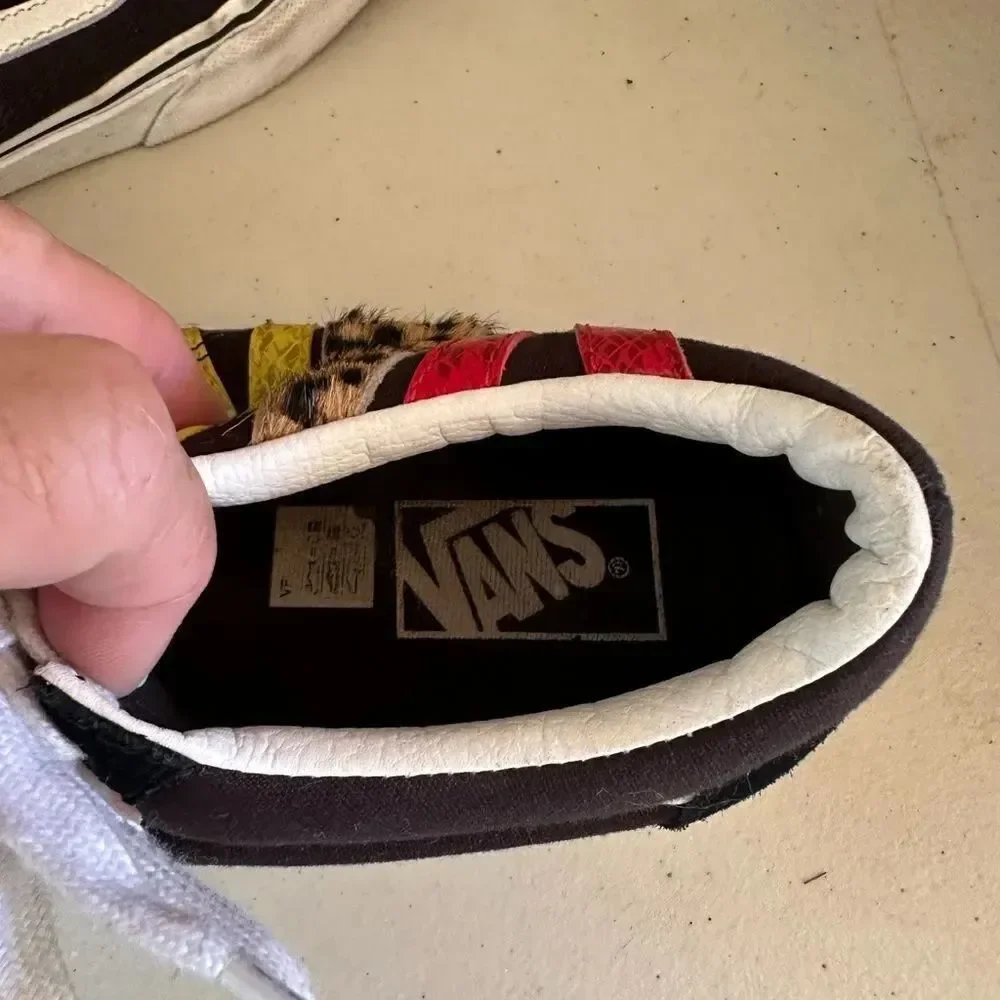 Vans Women's Black and Multicolor Sneakers